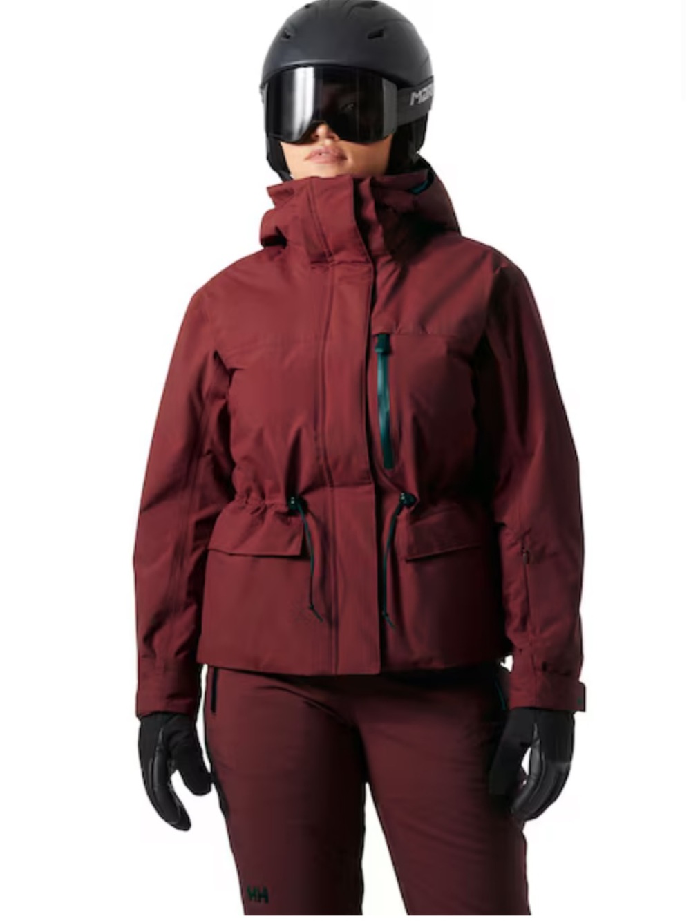 Helly Hansen Women's Ski Jacket in Burgundy